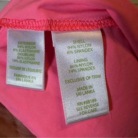 Lilly Pulitzer Claudette Crocheted Pink Shorts Small Coral Reef Pull On Beach(D) - Picture 8 of 8